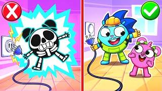 Be Careful With Electricity Song  | Educational Kids Songs  by Baby Zoo