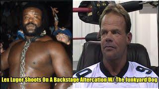 Lex Luger Shoots On A Backstage Altercation W/ The Junkyard Dog