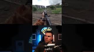 Russian soldier takes down two drones with iron sights.