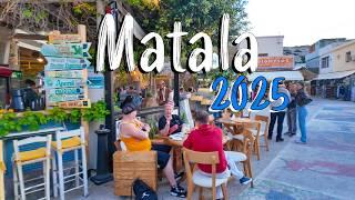 Matala Crete, walking tour 4K, Greece travel guide 2025