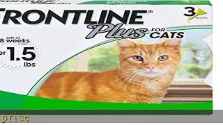 FRONTLINE Plus For Cats and Kittens Flea and Tick Treatment, 3 Doses