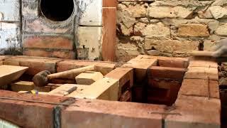 Piec Kuzniecowa #40 Zrób to po wywierceniu cegły | Piec z piekarnikiem i łóżkiem