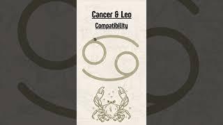 Cancer & Leo Compatibility #cancer #cancerian #cancerzodiac #cancerhoroscope #cancertarot