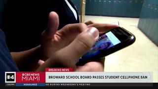 Cellphone ban passed by Broward School Board