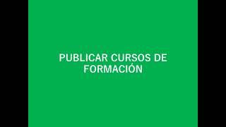 Publicar cursos de formación en Insertia.net