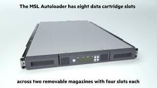 HPE StoreEver 1/8 Autoloader Tape Library Overview