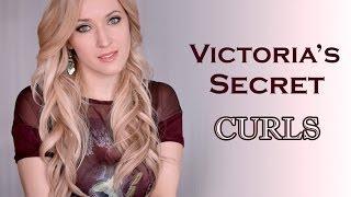 Victoria's secret curls hair tutorial