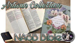 NASB Artisan Bible Review Sage Floral Leathersoft 1995 Text