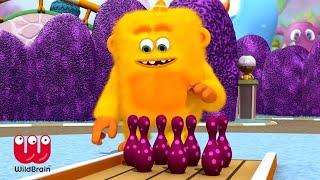 Monster Math Squad | Count the Bowling Pins | Learning Numbers Series | WildBrain