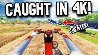 I EXPOSED A CHEATER IN MX BIKES RANKED!