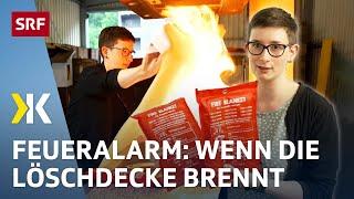 Löschdecken im Test: Es wird brenzlig | 2024 | Kassensturz | SRF