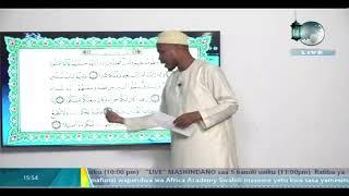  LIVE: JIFUNZE QUR'AN NDANI YA AFRICA TV2 09/04/2024024