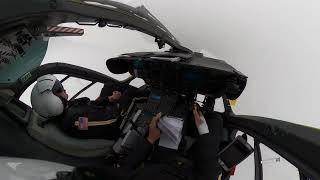 Flying a Helicopter into the Clouds - First Time - EC135 - Medevac - IFR / IMC / HEMS