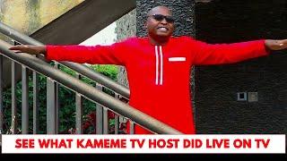 Celebrated Kameme Tv Host Leaves people Shocked After Doing this Live Air