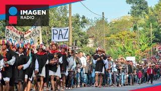 Pueblos indígenas marchan en Chiapas para exigir seguridad