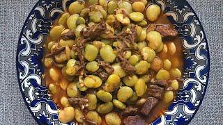 Lebanese Fasolia with Meat | Lima Beans Stew with Meat | فاصوليا لبنانية باللحم