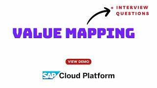 Value Mapping Demo in SAP CPI #sapcpi #valuemapping #outoftheboxea