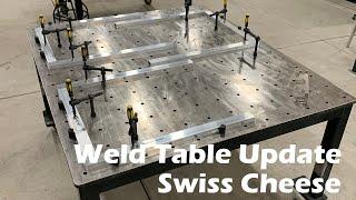 Weld Table Update - Swiss Cheese