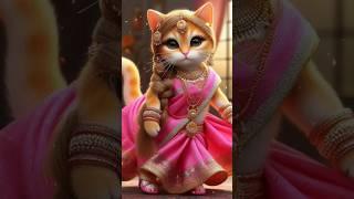 Cute cat!! # billi wali video# billi dance # tiktok # cartoon