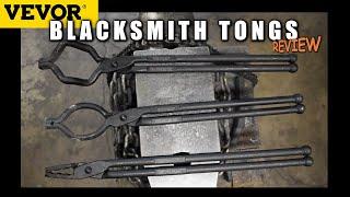 Vevor Blacksmith Forging Tongs (Unbox and Review) #vevor #forging #blacksmith #knifemaking