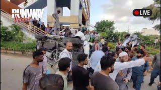 Woman Driver Kills Two in High-Speed Rampage on Karsaz Road, Karachi | Runway Pakistan