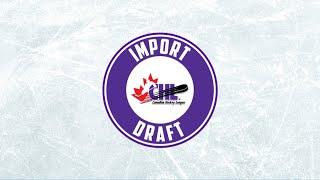 2024 CHL Import Draft LIVE STREAM and Reaction