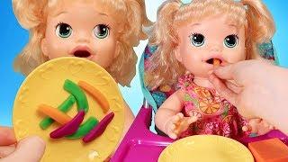 Играем в Куклы и Пупсики. Новая Кукла Беби Элайв Катя Распаковка. Игрушки для девочек Зырики ТВ