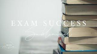 EXAM Success Sleep Subliminal | Motivation to study, Ease Anxiety & MANIFEST a great test & grades