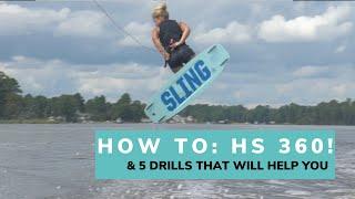 HOW TO 360 ON A WAKEBOARD