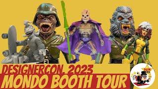 MONDO Booth Tour 2024 Releases: X-Men, TMNT, Halloween, Godzilla, Stranger Things DesignerCon 2023