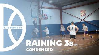 Its raining 3 pointers, 5v5 basketball Condense footage