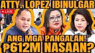 ATTY. LOPEZ IBINUNYAG NA ANG MGA PANGALAN, CONG. SUAREZ IBINANDERA ANG MGA EBIDENSYA SA CONFI FUNDS!