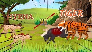 Hyena vs Tiger - Animal Battle - DC2 Animation