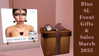 Second Life Blue SL Event & Gifts March 2025