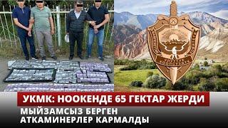 УКМК: Ноокенде 65 гектар жерди мыйзамсыз берген аткаминерлер кармалды