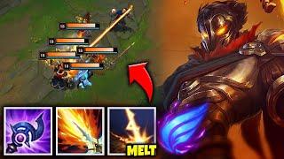 DON'T STAND IN THE VIKTOR LASER OR YOU'LL GET MELTED! (MAX AP VIKTOR) - League of Legends