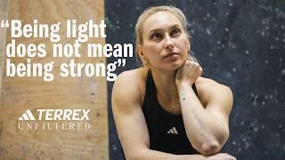 Janja Garnbret Unfiltered: Mental health, body image and insecurities | adidas TERREX