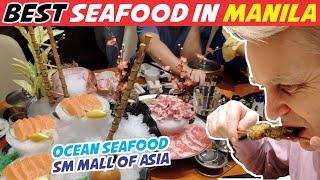 The Best Seafood in Manila at Ocean Seafood restaurant at SM Mall of Asia Seaside -Nabusog si Andres