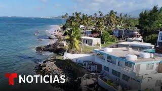 Planeta Tierra: El mar erosiona la costa de Puerto Rico. Así intentan detenerlo | Noticias Telemundo