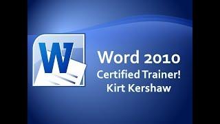 Microsoft Word 2010 Tutorial for Beginners – How to Use Word Part 9