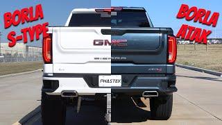 Borla GMC Sierra S-Type Exhaust vs. Borla GMC Sierra ATAK Exhaust - Phastek