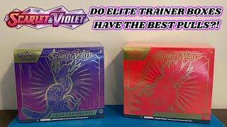 Are SCARLET & VIOLET Elite Trainer Boxes THE BEST PRODUCT to open from this NEW Pokemon Set?!