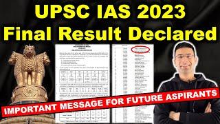 UPSC IAS 2023 Final Result Declared | Important Message For Future Aspirants | Gaurav Kaushal