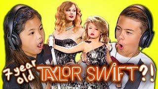 KIDS REACT TO 7 YEAR OLD TAYLOR SWIFT?!