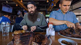 TEXAS LONGHORN'S UNDEFEATED GIANT STEAK CHALLENGE | Toronto Pt.1