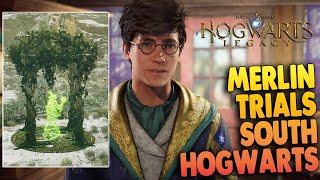 Hogwarts Legacy - Merlin Trials in SOUTH HOGWARTS (Merlin's Beard Trophy)