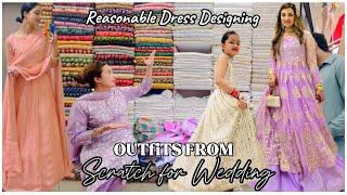 I made Outfits From Scratch for Wedding️|| LifeWithZainab || Affordable Market Hunt