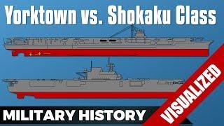 Shokaku vs Yorktown Class Carriers - USS Enterprise & HIJMS Zuikaku