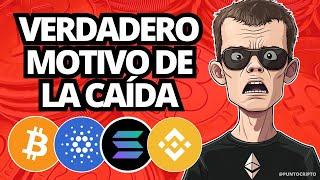 DURO GOLPE AL MERCADONoticias Criptomonedas (HOY) Bitcoin Ethereum Solana ADA BNB XRP SHIB HBAR