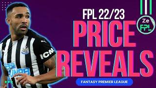 FPL PRICE REVEALS | Official Prices Reveals (PART 3) | Fantasy Premier League 2022/23